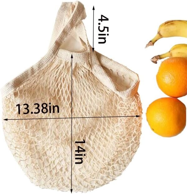 wholesale ahyuan ecology reusable cotton mesh grocery bags cotton string bags net shopping bags mesh bags free samples