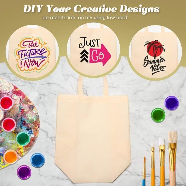 wholesale 32 x 16 x 30 cm non woven grocery bag with handles foldable for boutiques free samples