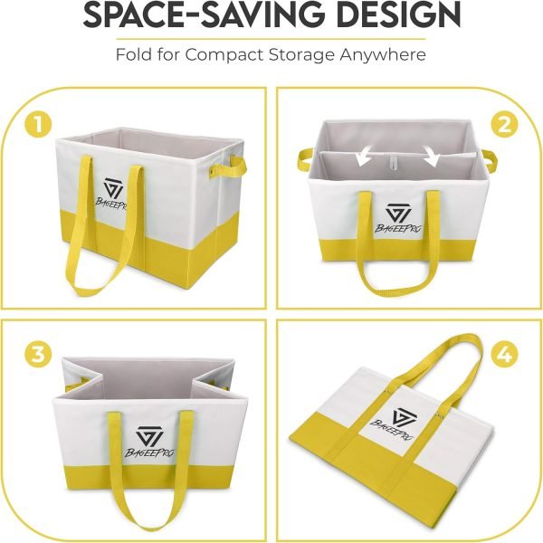 wholesale 15 x 10 x 10.5 inches large utility tote bag, sturdy utility tote, grocery bags reusable shopping bags, foldable grocery bags free samples