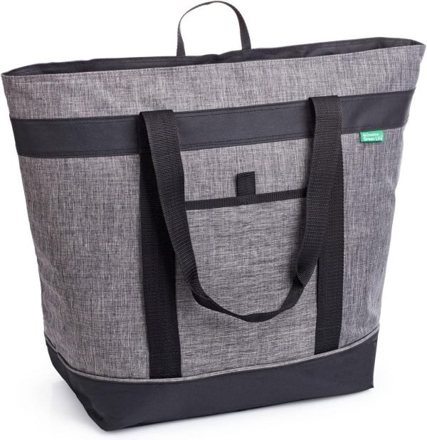 wholesale 21 x 17 x 8 inches insulated cooler bag with hd thermal insulation food delivery bag, travel insulated bag or beach cooler bags free samples