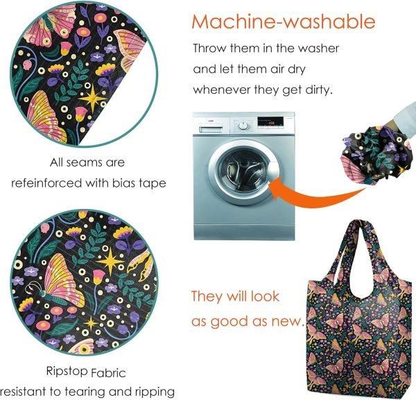 wholesale reusable foldable shopping bags x- large 50lbs ripstop heavy duty grocery bags,machine washable reusable bags for kitchen free samples