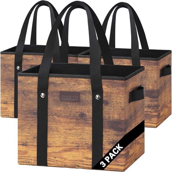 wholesale sturdy reusable grocery bags with 2 handles, heavy duty reusable shopping bags with hard bottom, foldable grocery bag free samples