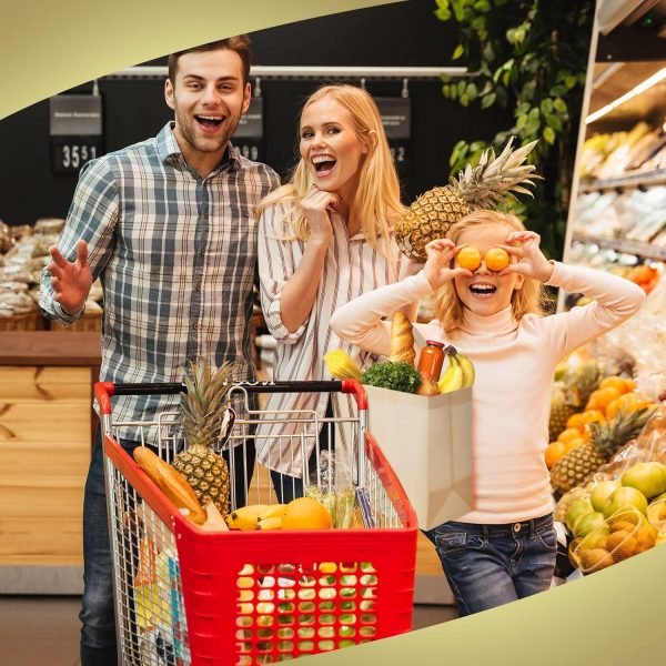 wholesale 32 x 16 x 30 cm non woven grocery bag with handles foldable for boutiques free samples