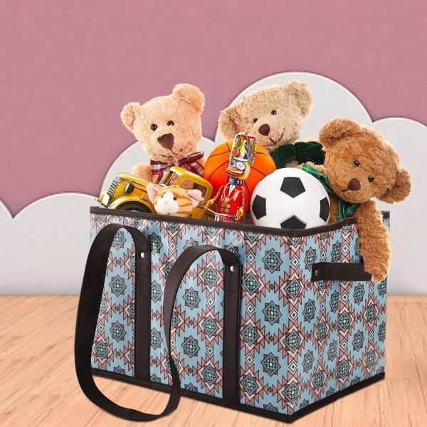 wholesale 19.09 x 12.24 x 3.86 inches reusable grocery bags set durable heavy duty tote bag collapsible grocery shopping box bag with reinforced bottom free samples