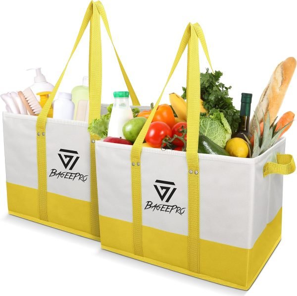 wholesale 15 x 10 x 10.5 inches large utility tote bag, sturdy utility tote, grocery bags reusable shopping bags, foldable grocery bags free samples