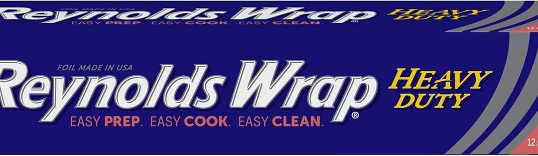 Wholesale OEM ODM Reynolds Wrap Heavy Duty Aluminum Foil Roll, Thick Heavy Duty Foil for Added Strength and Durability, Secure Easy Open and Close Tab, 12 Inches Wide, 130 Sq. Ft. Factory & Supplier