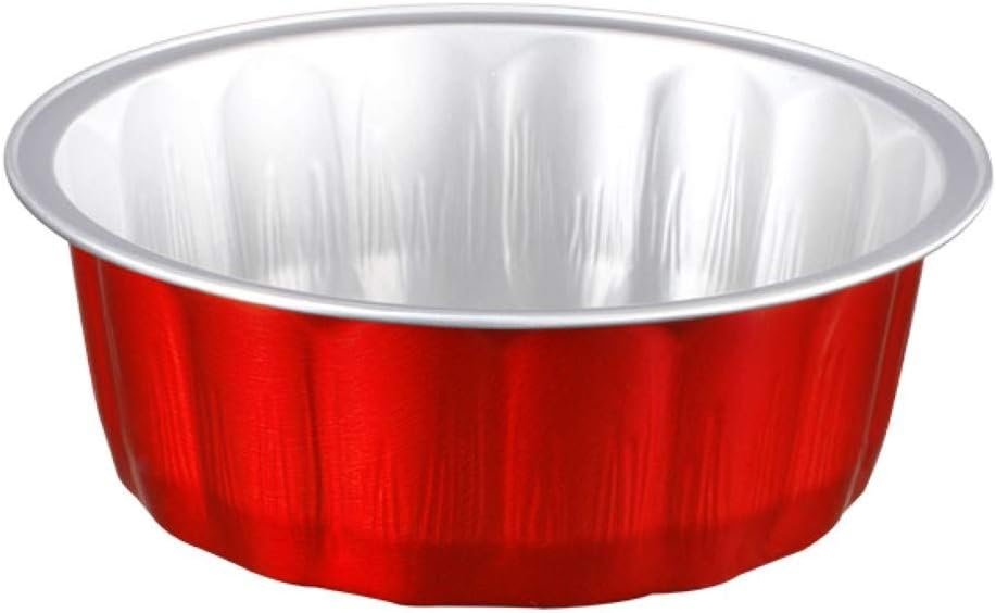 Wholesale OEM ODM KEISEN 4 2/5″ 235ml 8oz 24/PK Disposable Aluminum Foil Cups for Muffin Cupcake Baking Bake Utility Ramekin Cup(RED) Factory & Supplier