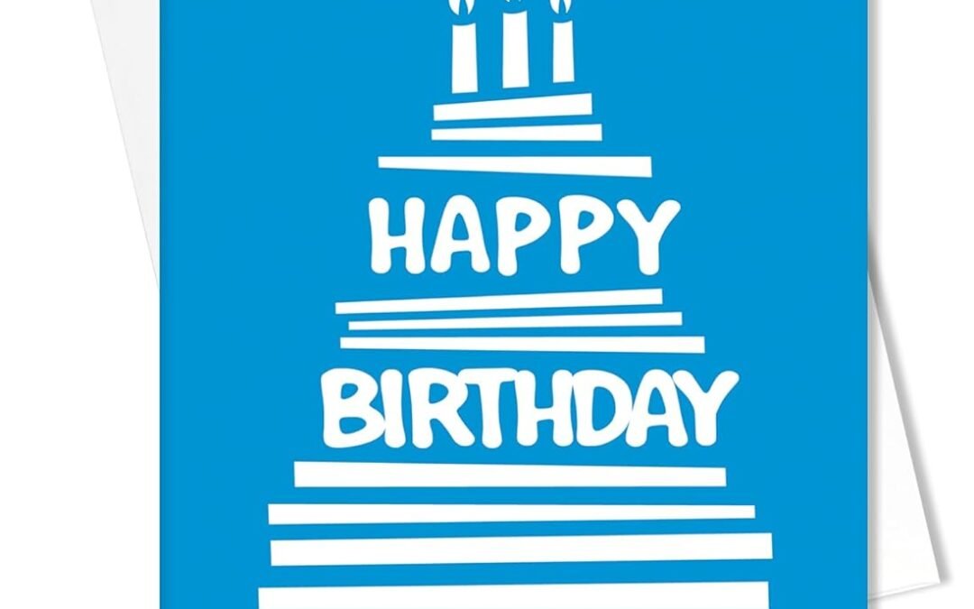 Wholesale OEM ODM Happy Birthday Cards Bulk Greeting Card Set (Cake Stack) 18 Pack & White Envelopes – 5×7 Inch Birthday Theme for Family, Women, Men, Coworkers & Office (B2408) Factory & Supplier