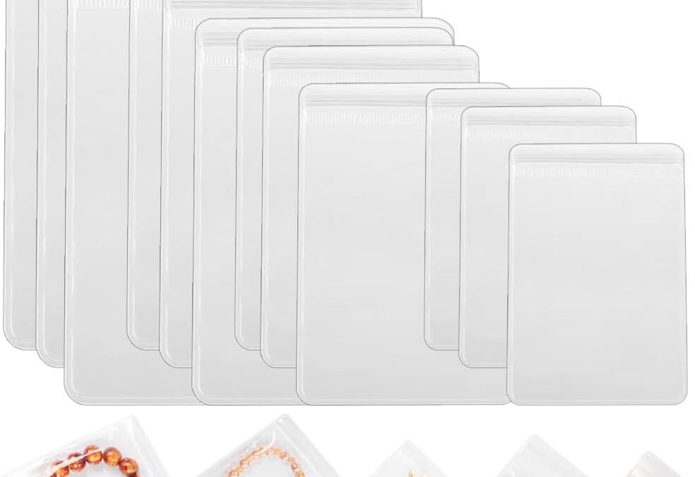 OEM 100PCS Jewelry PVC Storage Bags Self Seal Small Pouches Zipper Bag Clear Rings Earrings Packing Jewelry Transparent Lock Bags for Holding Jewelries Rings Earrings (100PCS) Factory