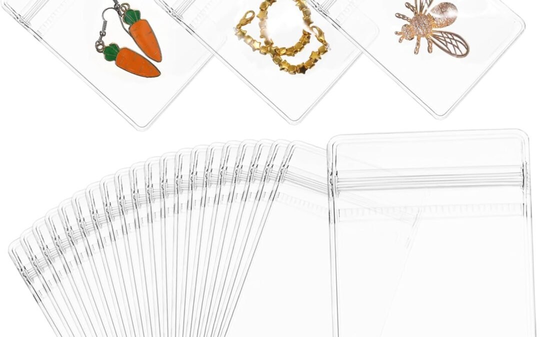 OEM 100Pcs Clear Plastic Jewelry Bags Mini Sealed Pouches for Easy Storage and Organization Portable Earring Bags for Small Business and Travel Factory