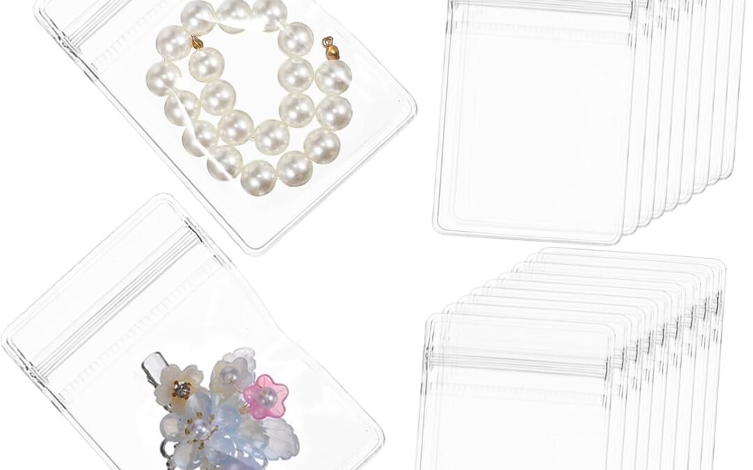 OEM 100Pcs Clear Plastic Jewelry Bags Resealable Mini Storage Pouches for Rings Earrings Necklaces Easy to Use Packing for Home Small Business Factory