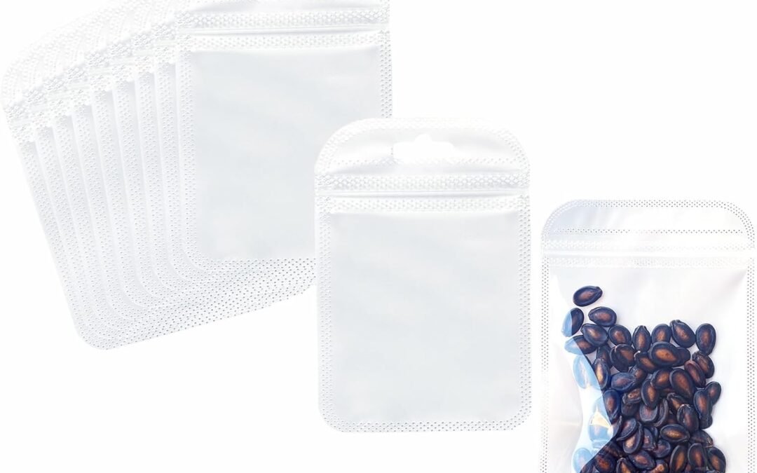 OEM 100Pcs Clear Resealable Packaging Bags for Small Business Supplies, Cute Small Transparent Candy Bags Plastic Sample Baggies for Lip Gloss Soap Party Food Storage Coffee Sample Packaging (4x6inch) Factory
