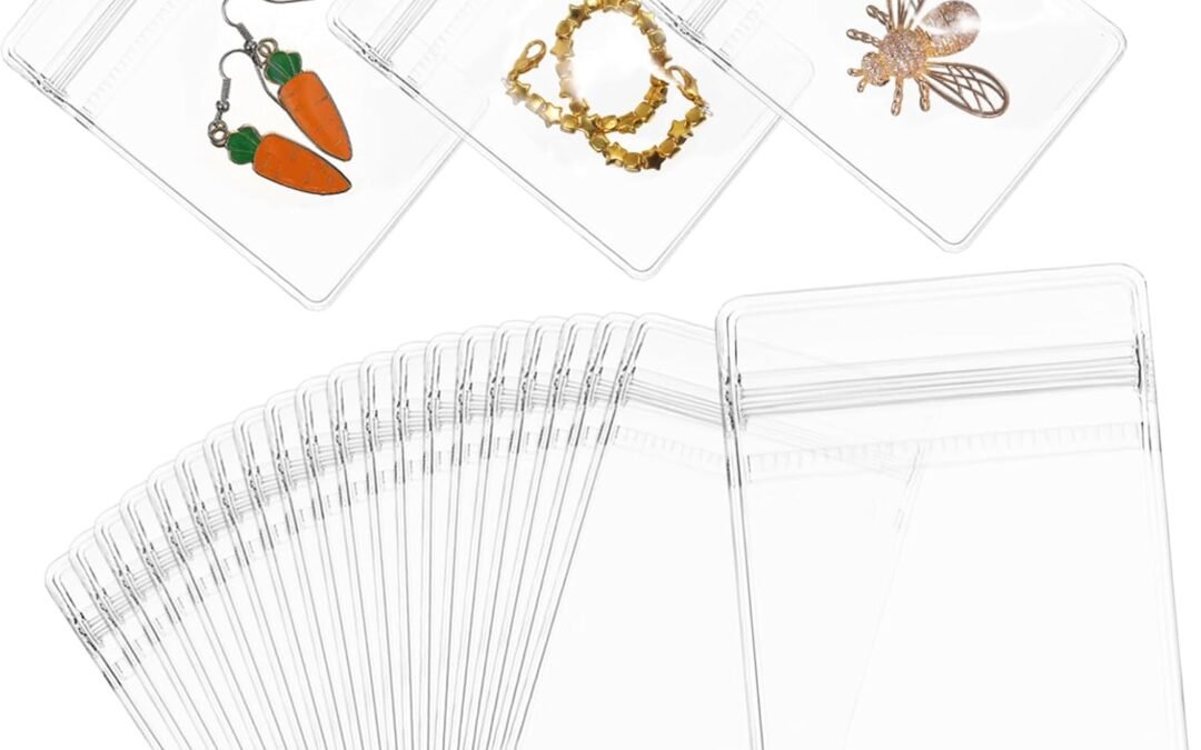 OEM 100Pcs Self Seal Jewelry Storage Bags Mini Transparent Plastic Pouches for Rings Earrings Necklaces Resealable Small Packing Bags and Stylish Organizers for Home Factory