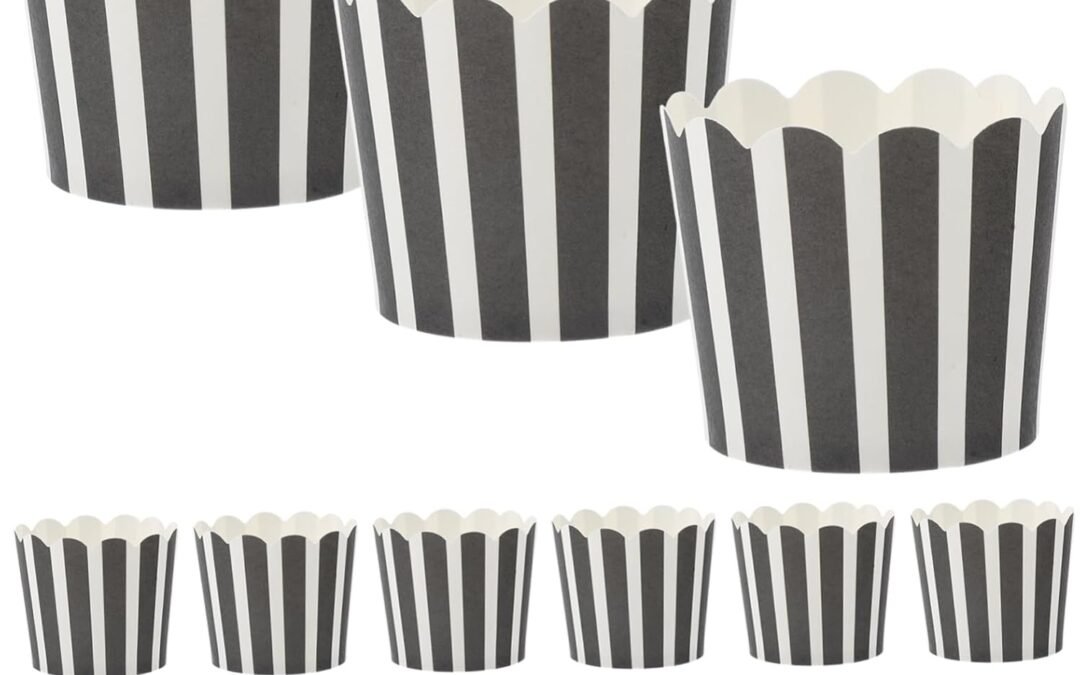 OEM 100pcs Food Grade Paper Baking Cups for Cupcake Individual Muffin Holders for Parties Weddings and Home Baking Factory