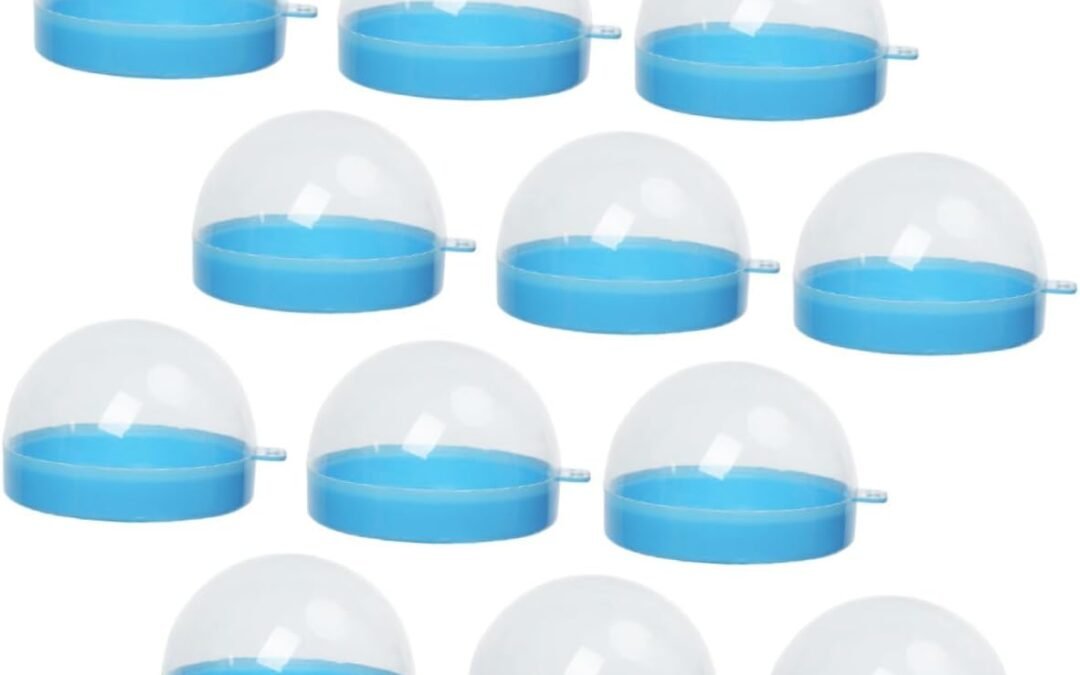 OEM 12pcs Plastic Box Cake Boxes Candy Boxes Storage Boxes Party Favors Boxes present Boxes Present Boxes Party Treats Boxes Wedding Treats Boxes Wedding Favor Boxes Blue Factory