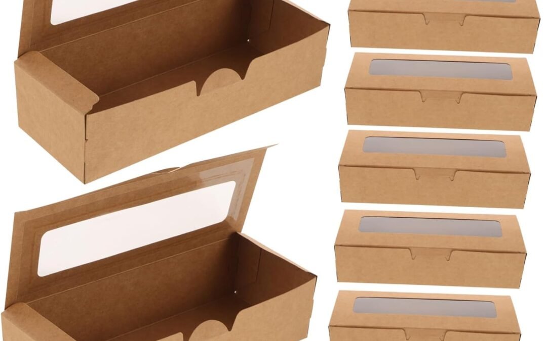 OEM 12pcs Treat Boxes for Baking Desserts Versatile Macaron Packaging Boxes Food Grade for Cookies Snacks Factory
