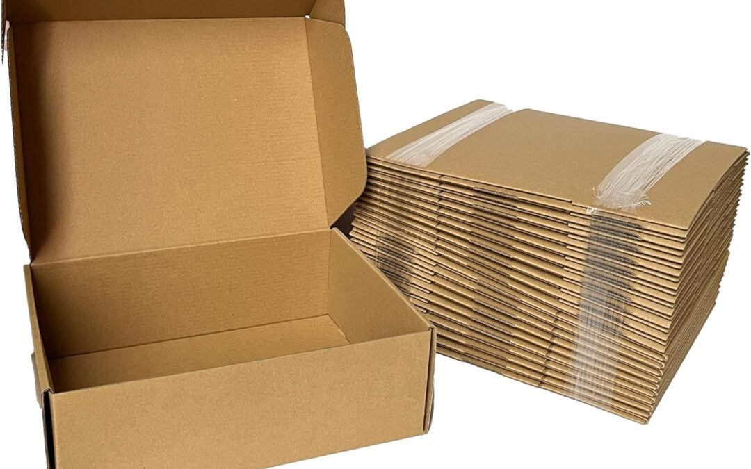 OEM 12x9x4 Small Shipping Boxes Set of 20 Brown Corrugated Cardboard Mailer Boxes for Packaging Small Business Craft Gifts Giving Products Factory