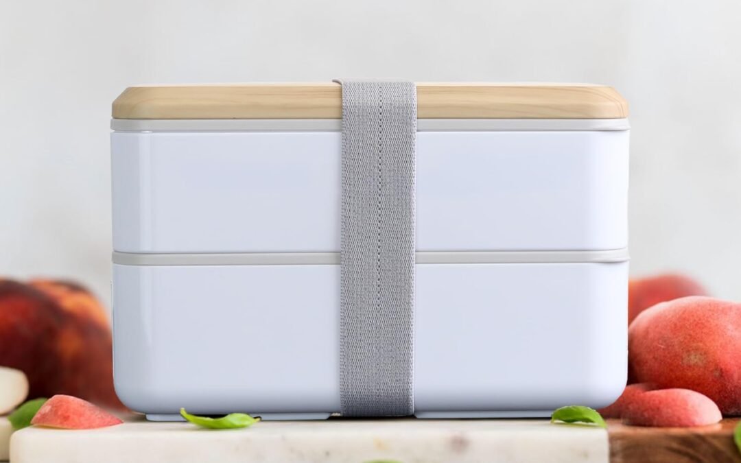 OEM 1400ml Bento Box Adult Lunch Box with Layered Stackable Compartments & Utensil Set Cute Japanese Lunch Box Leak-Proof Microwave/Dishwasher Safe, 47oz (White) Factory