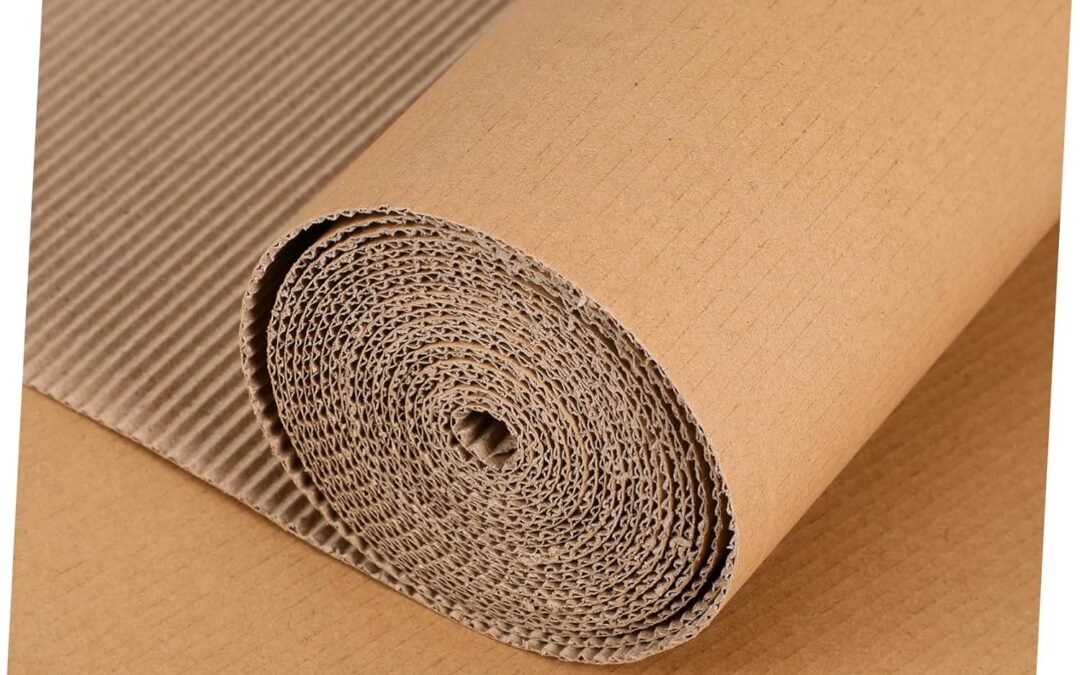 OEM 1roll Single Face Corrugated Roll Crafting Packing for Wrapping Mailing Shipping and Projects Versatile Cardboard for and Custom Use Factory