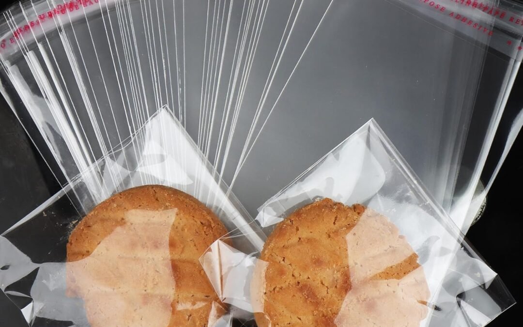 OEM 200Pcs Cookie Bags, Self Sealing Cellophane Bags 4×6 Inches, Resealable Treat Bags for Cookies, and Party Favors Bag. Factory