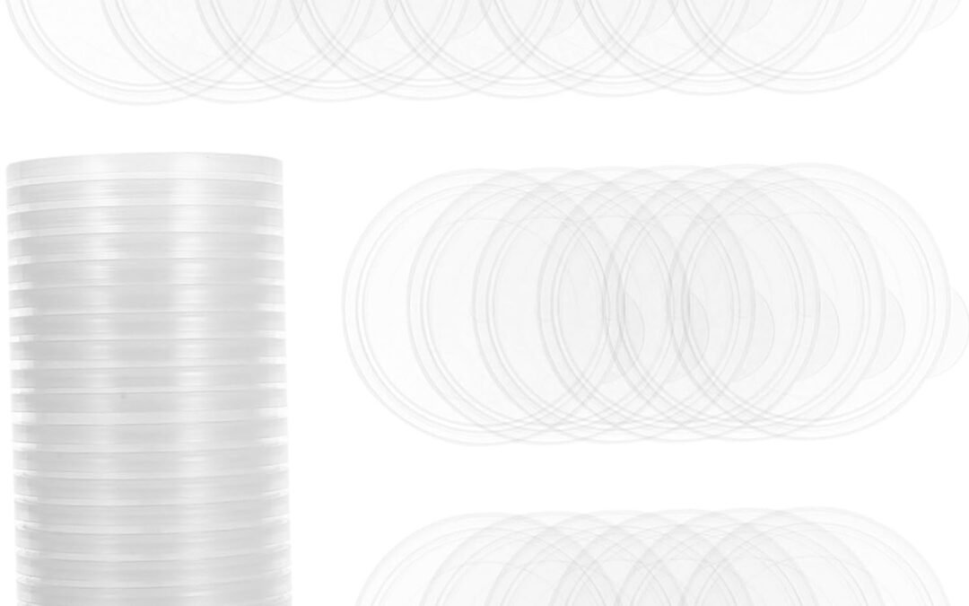OEM 20pcs Mini Round Storage Box with Lid Transparent Plastic Containers for Clay Crafting Supplies Small Parts Organization Durable Travel Friendly Design Factory