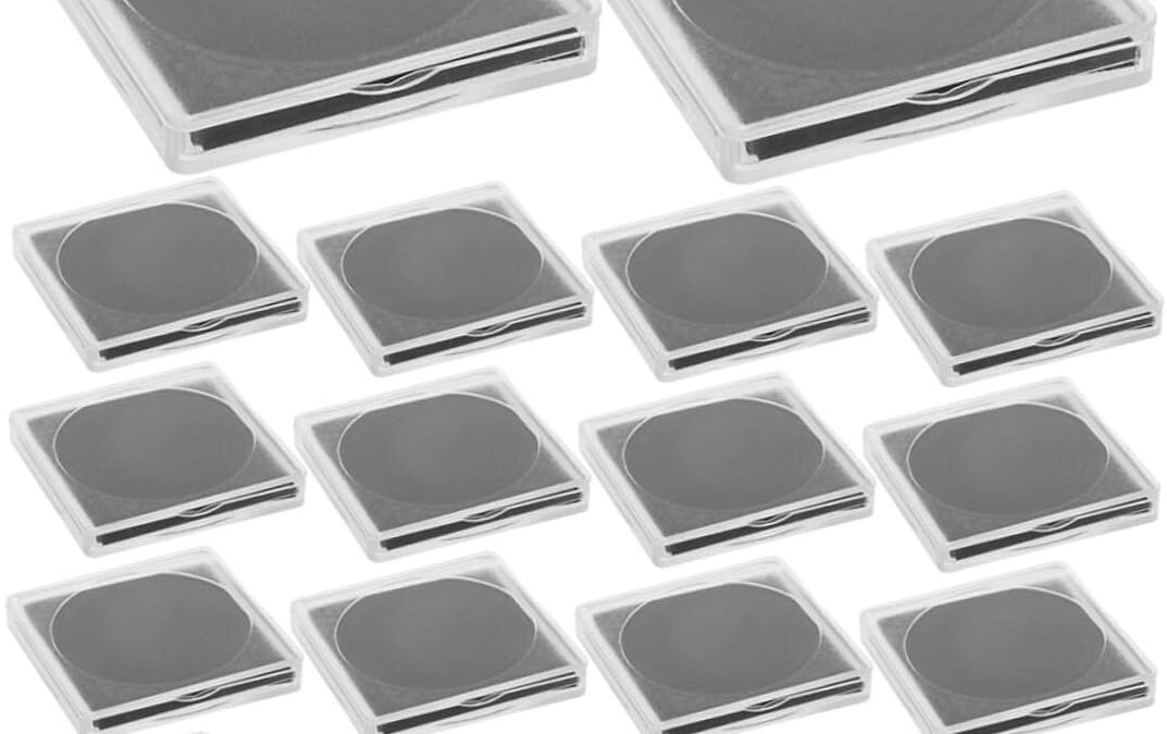 OEM 25pcs Coin Collection Box Plastic Coin Storage Holder Organizer Box Collector Case Protectors Factory
