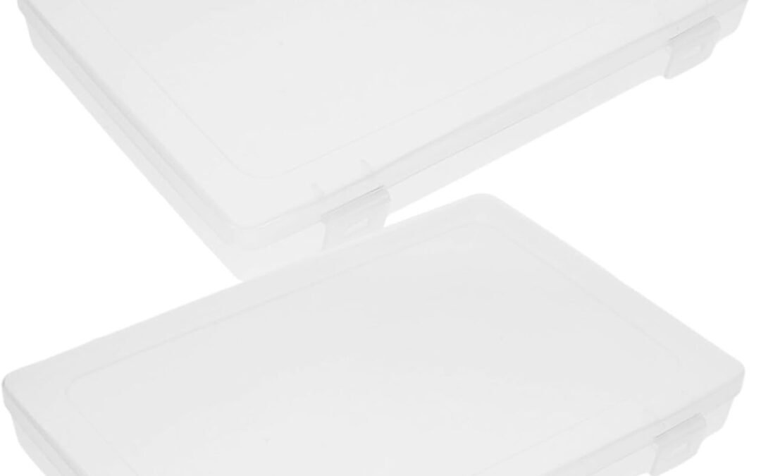 OEM 2Pcs Transparent Plastic File Storage Box Wear Resistant Document Organizer for Home and Office for Magazines Papers and Documents Capacity for Efficient Organization Factory
