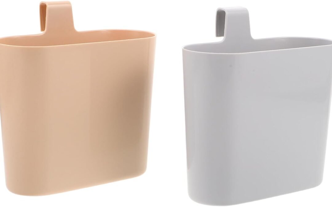 OEM 2pcs Compact Plastic Container for Organized Litter Box Area Space Saving Design with Bottom Tray for Effortless Cleaning and Quick Cleanup for Cabinet Door Railing Factory