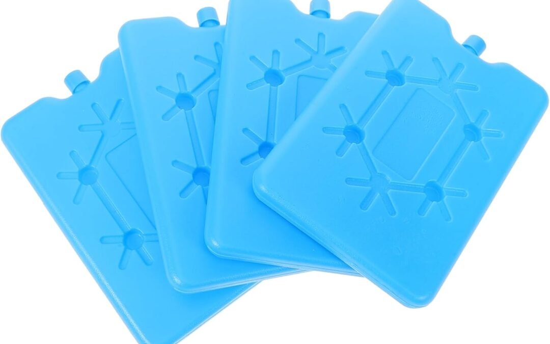 OEM 4Pcs Reusable Ice Pack Coolers for Lunch Boxes and Breastmilk Bottles Compact Freezer Packs for Travel Camping and Picnics Safe and Practical Material Factory
