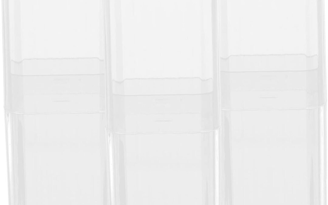 OEM 4pcs Transparent Plastic Storage Box for Cotton Swabs Toothpicks and Items Convenient Travel Organizer for Jewelry Tools and Accessories Factory