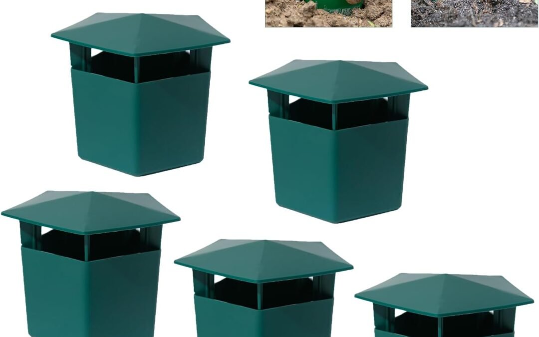 OEM 5-Pack for Garden – Reusable Plastic Box for Outdoor, Indoor, Yard Plants – Safe for Kids & Pets (5.5” Diameter, 2.5” Height) Factory
