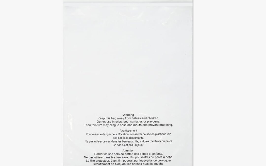 OEM 50 Cts 9×12″ Extra Strong Seal – Poly Bags with Suffocation Warning – 50 Pack – Clear Poly Bags – Packaging Bags Factory