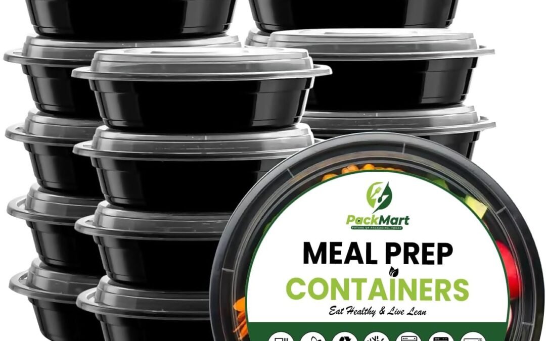 OEM 50 Pack 32Oz Round Plastic Meal Prep Food Containers, Takeaway Containers With Lids Microwave Food Storage Dishwasher Safe Freezer Storage Boxes with Lids Factory