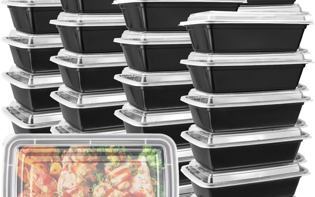 OEM 50 Pack- Meal Prep Containers Reusable 24oz, Plastic Food Prep Containers with Lids, Leakproof To Go Food Containers for Leftover, BPA-Free, Microwave/Dishwasher/Freezer Safe Factory