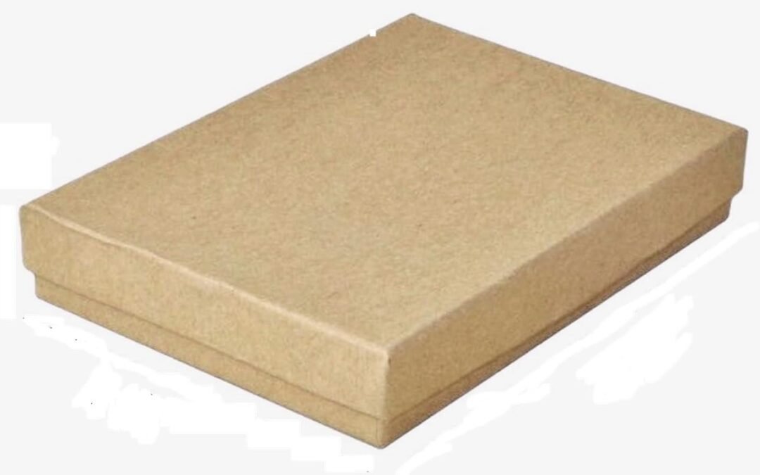 OEM 6 Pack Brown Kraft Paper Cardboard Cotton Filled for Jewelry Set Necklace Bracelets Watch Gifts Boxes for Wedding, Anniversary, Engagement, Birthdays and other occasions Size- 7″ x 5″ x1.25″ Factory