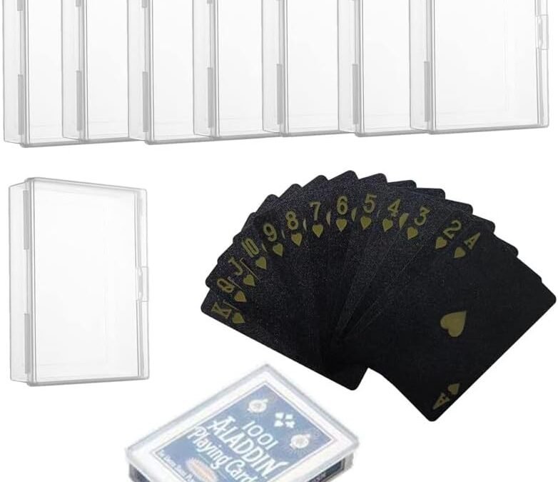 OEM 8PCS Playing Card Cases, Clear Plastic Game Card Holder Organizer, Clear Card Box, Card Storage Organizer, Empty Trading Card Storage Box Factory