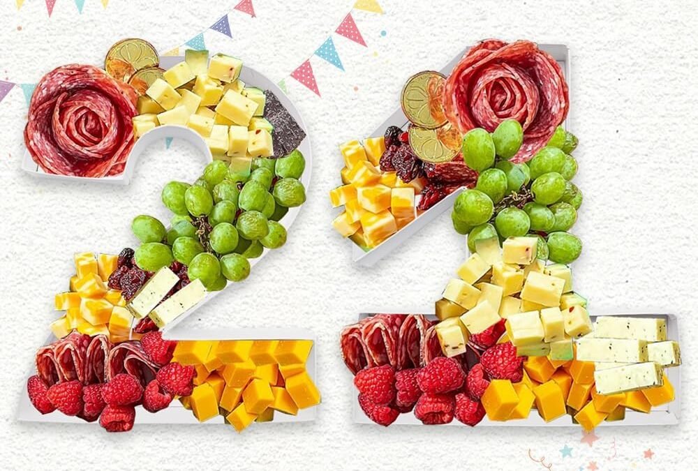 OEM 9″ Charcuterie Cardboard Number Fillable Shaped Treat Decorative Box Anniversary Birthday Table Centerpiece (21 Style, 9inch) Factory