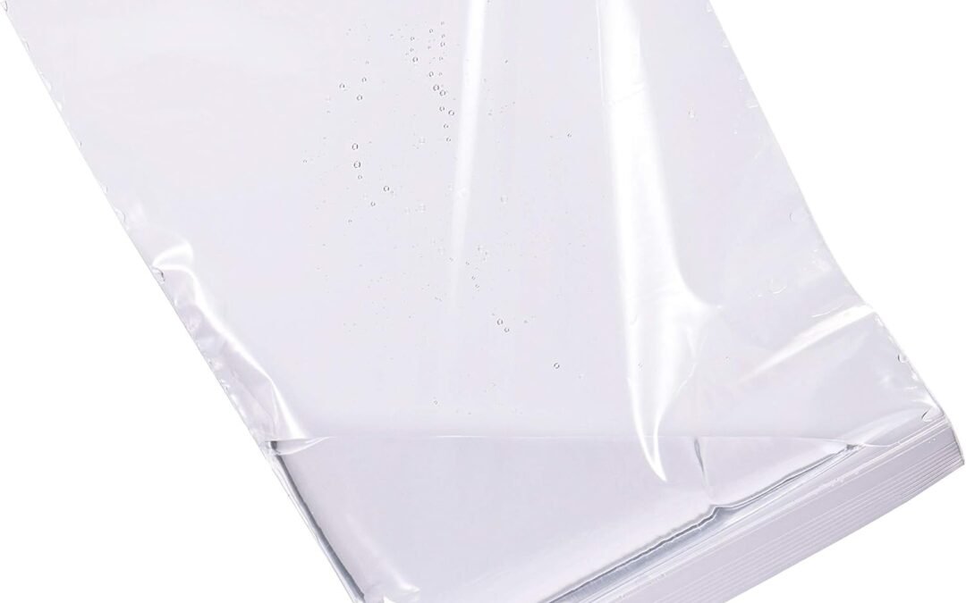 OEM 9inch X 12inch (100 Count) 2 Mil Clear Reclosable Zip Plastic Poly Bags with Resealable Lock Seal Zipper, Plastic Bags for Clothes Factory
