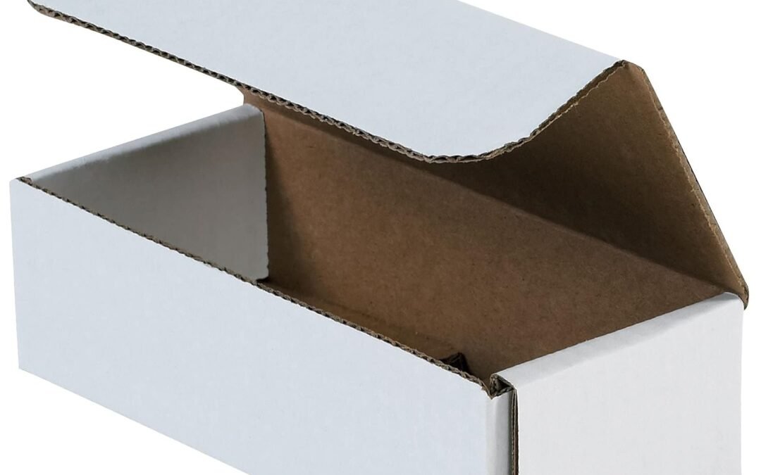 OEM AVIDITI Small Shipping Boxes 7″L x 3″W x 2″H, 50-Pack | Cardboard Box Crush-Proof Carton for Mailing, Storing, Package, Gifts, Crafts, Business or Home, White 7x3x2 732 Factory