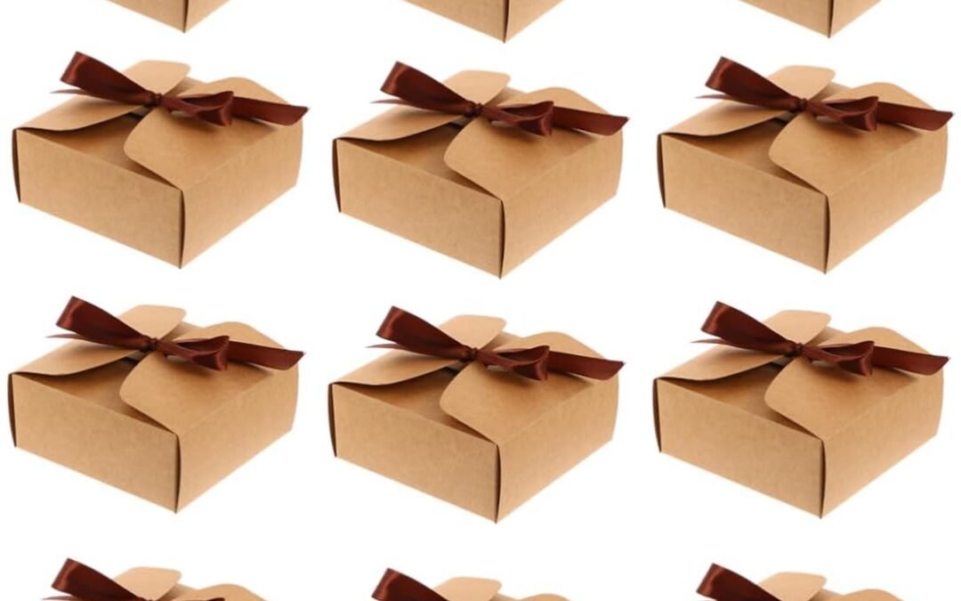 OEM Beavorty Food Grade Paper Candy Boxes 20pcs Decorative Packing Boxes for Shower Birthday Factory