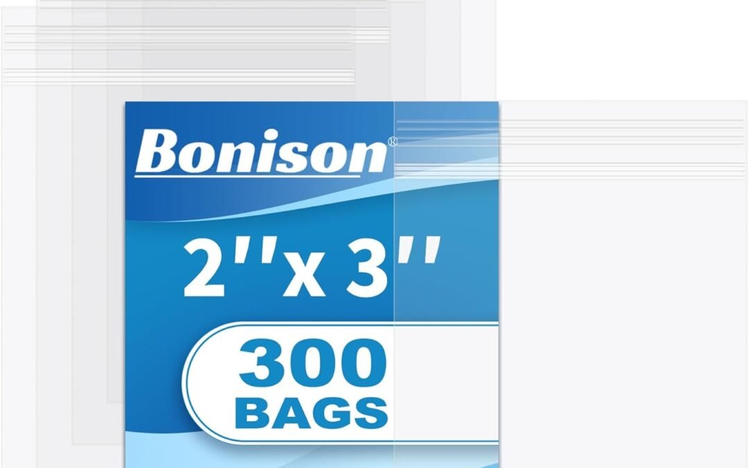 OEM Bonison 2×3 Inch 300 Pack Small Plastic Bags – Reclosable Zipper Jewelry Baggies, Clear Resealable Zip Bags for Storage, Beads, Crafts & Travel Organizing Factory