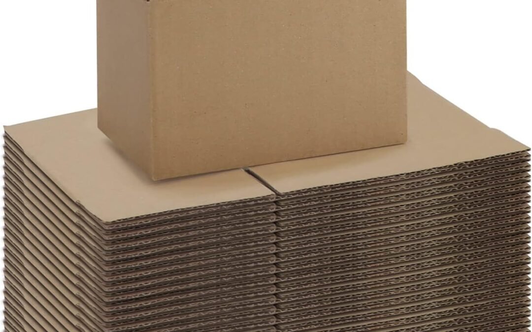 OEM CRUGLA 6x4x4 Shipping Boxes Set of 25, Corrugated Cardboard Mailing Packaging Moving Box for Packaging Factory