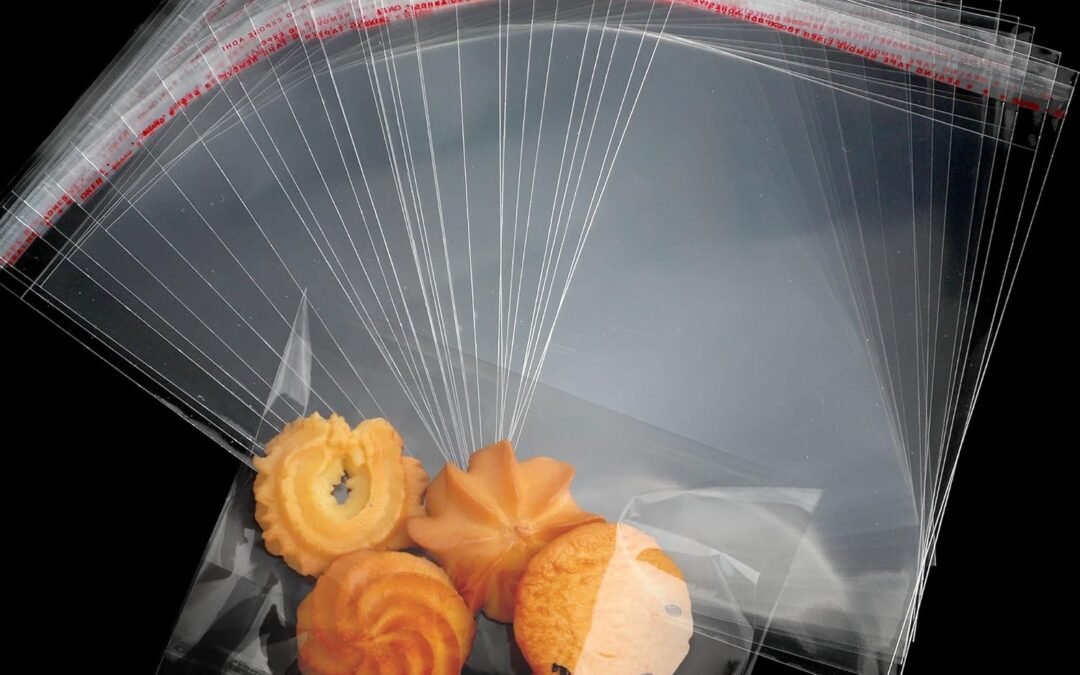 OEM Cidenbio 200 Pcs Self Sealing Cookie Bags with Seal 5×7 In, Clear Cellophane Treat Bags 3.1 Mils Resealable Plastic Bag for Cookies, Candy, Bread, Party Favors, Bakery, Gift Packaging Factory