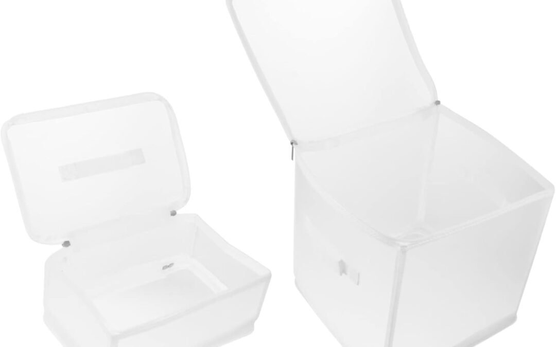 OEM Ciieeo 2PCS PP Plastic Storage Boxes Clothing Organizer with Transparent Visual Window for Shoes Clothes Quilts and More Factory