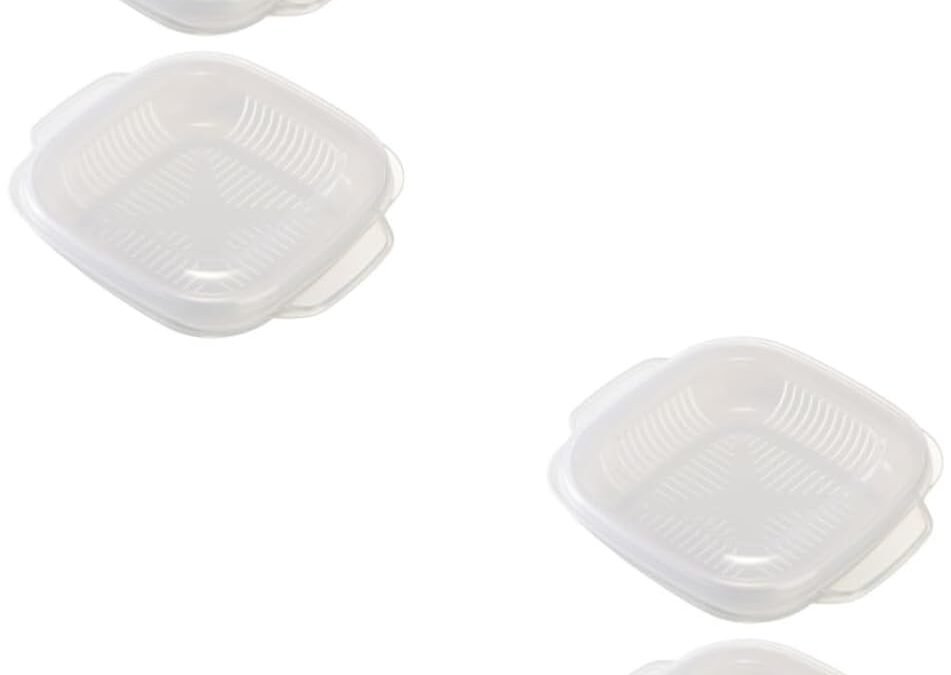OEM Ciieeo 2sets Rice Storage Freezer Box 2 Section Meal Box Microwave Safe Plastic Container for Office Compact Lunch Separate Compartment 2pcs*2 Factory