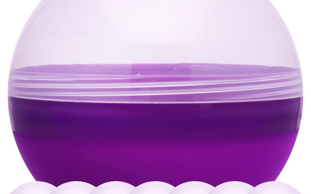 OEM Claw Machine Capsules Translucent Purple Plastic Sphere Party Favor Containers Round 7 pcs 4.7 inch Jumbo Plastic Christmas Ornaments Extra Large Gift Box Craft Party Supplies Vending Capsules Factory