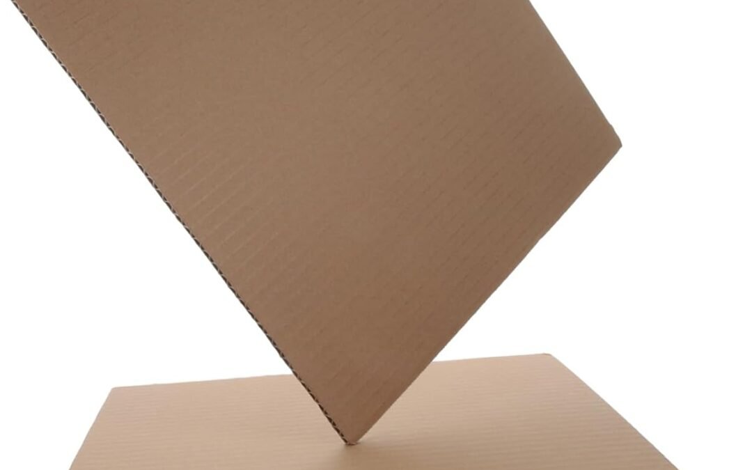 OEM Custom Diy Cardboard Craft 12pcs Corrugated Cardboard Sheets for Box Making Factory