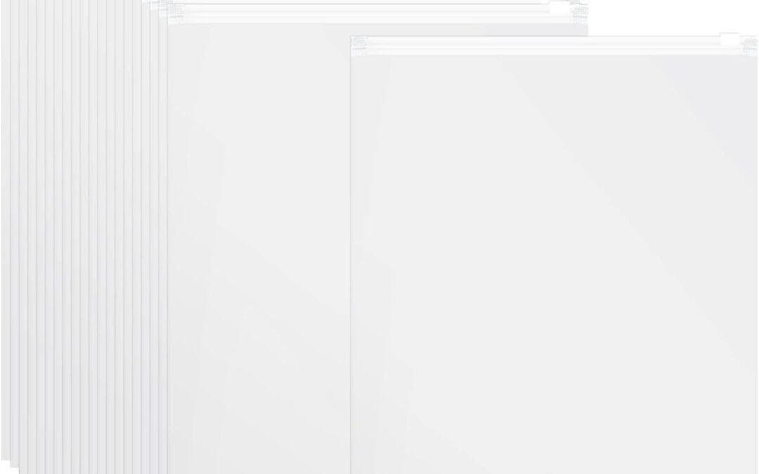 OEM DAJAVE 100 Pack Frosted Zipper Bags for Clothes, 10×14 Inch Plastic Packaging Bags, Clear Clothing Bag for Packaging, Clear Frosted Poly Bag for Clothing, Shirts, Pants, T-Shirts Factory