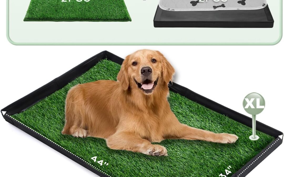 OEM Dog Grass Pad with Foldable Dog Litter Box,Extra Large Liner Base for Balcony,Ultra-Absorbent Artificial Grass Pads for Dogs Pee Pad Holder, Potty Training, 2 PCS Reusable Pee Pad Factory