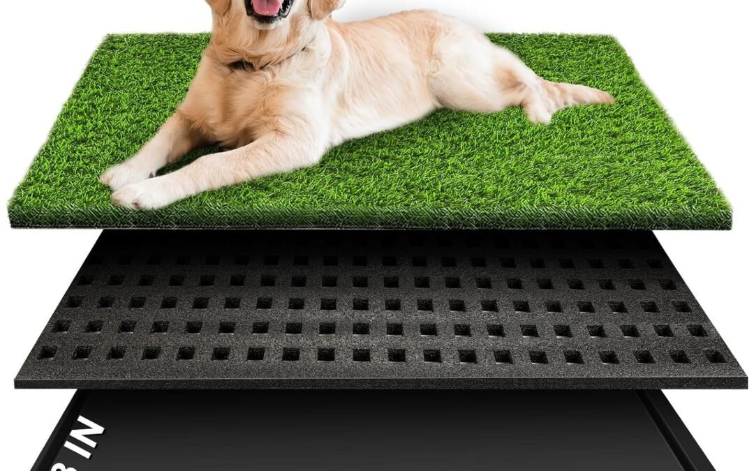 OEM Dog Grass Pad with Tray, 34”X23” Large Artificial Turf Grass Potty, Reusable Puppy Pee Pads for Dogs, Portable Dog Litter Box for Indoor/Outdoor Potty Training Toilet Factory